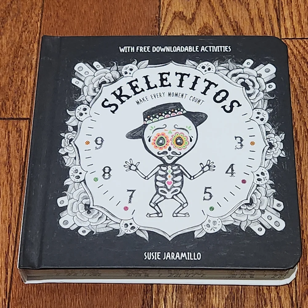 New Skeletitos Kids Learning Book - Black and White